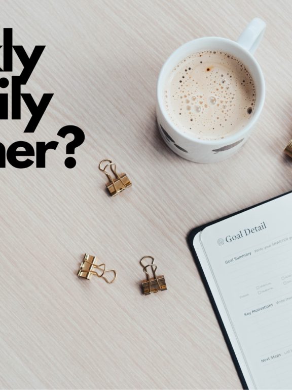 Planners for ADHD: Daily vs. Weekly Formats